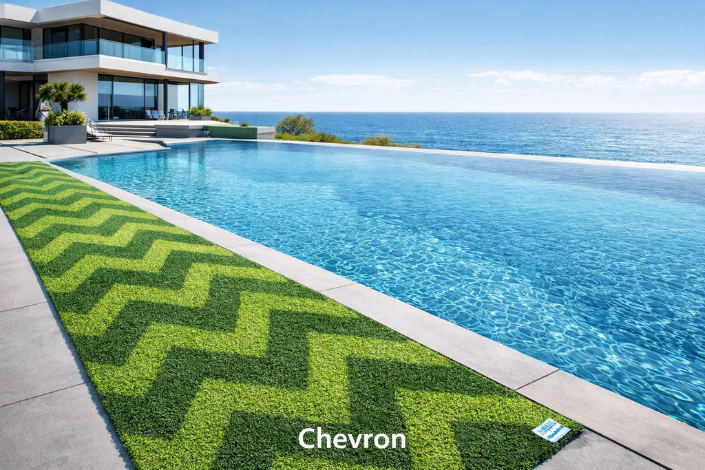 Chevron Artificial Turf